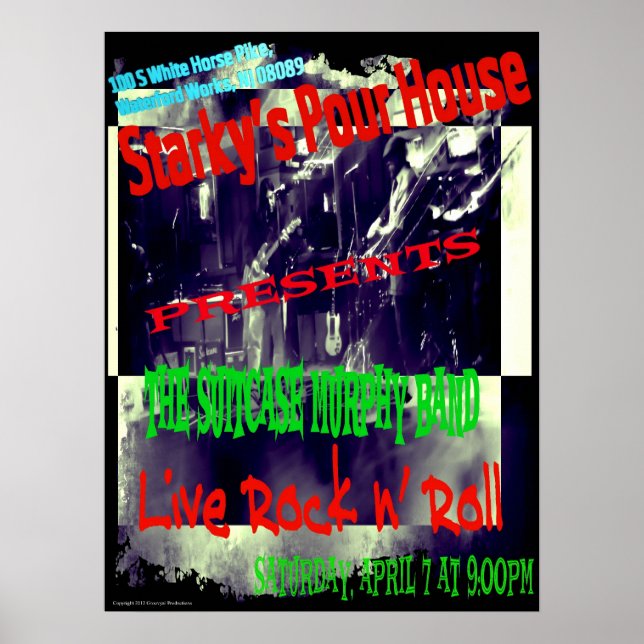 Póster SCMB @ Starky's (Frente)