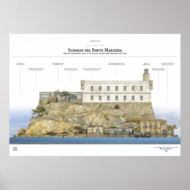 Póster Scoglio di Forte Marezza (Frente)