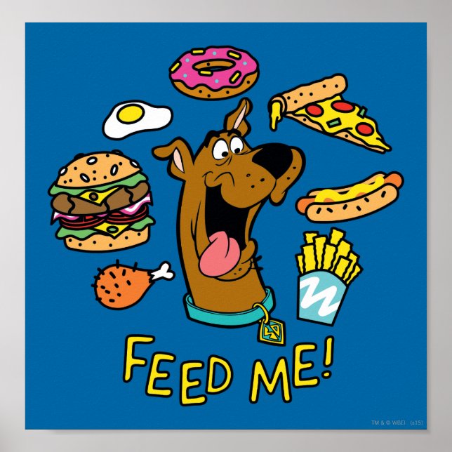 Póster ¡Scooby-Doo Alimentarme! (Frente)