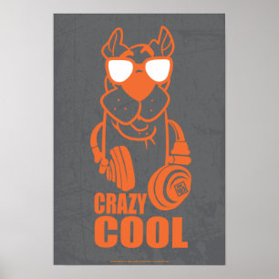 Póster Scooby-Doo "Crazy Cool" Headphone Graphic