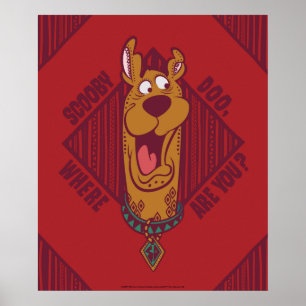 Póster Scooby-Doo ¿Dónde está el gráfico tribal?