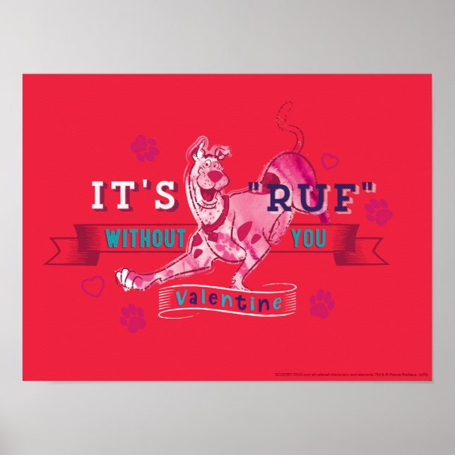 Póster Scooby-Doo - Es Ruf sin ti (Frente)