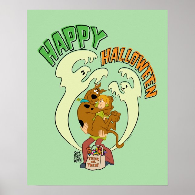 Póster Scooby-Doo | Feliz Halloween (Frente)
