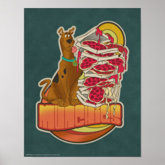 Póster Scooby-Doo | Foto de Pizza "Munchies" Gráfico