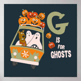 Póster Scooby-Doo | G es para Ghosts