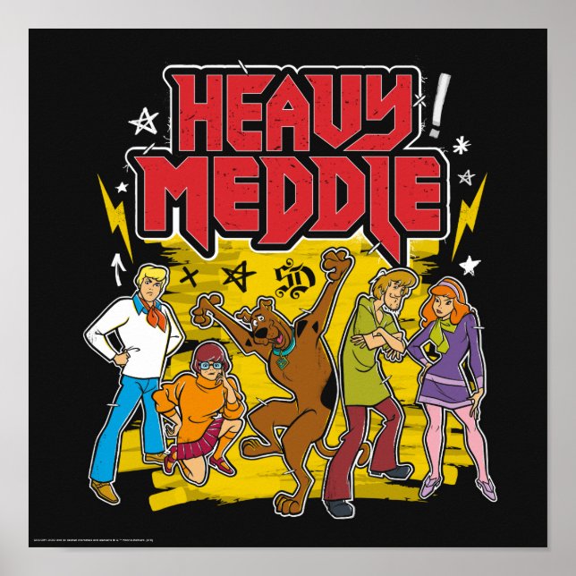 Póster Scooby-Doo | Gráfico "Heavy Meddle" (Frente)