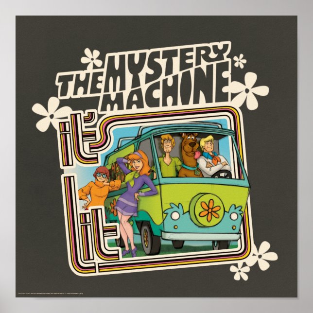 Póster Scooby-Doo | "It's Lit" Mystery Machine Graphic (Frente)