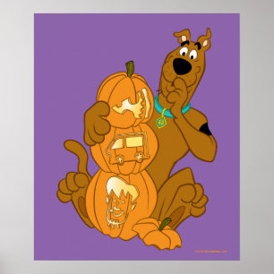 Póster Scooby-Doo   Jack-O-Lantern de Halloween