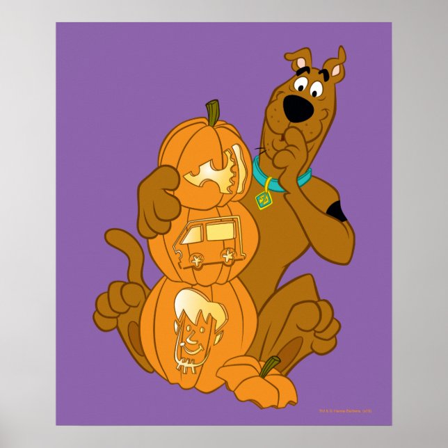 Póster Scooby-Doo | Jack-O-Lantern de Halloween (Frente)