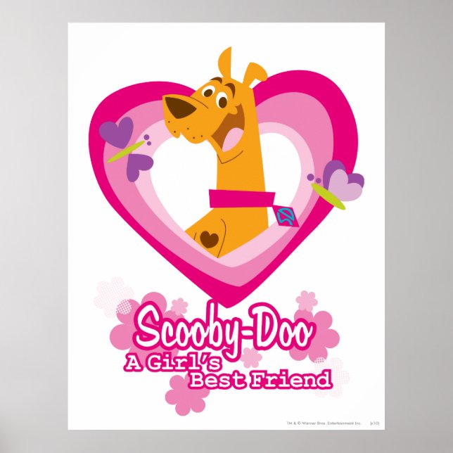 Póster Scooby-Doo Mejor Amigo De Un Chica (Frente)
