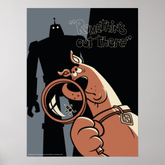 Póster Scooby-Doo "Romethin está ahí fuera"