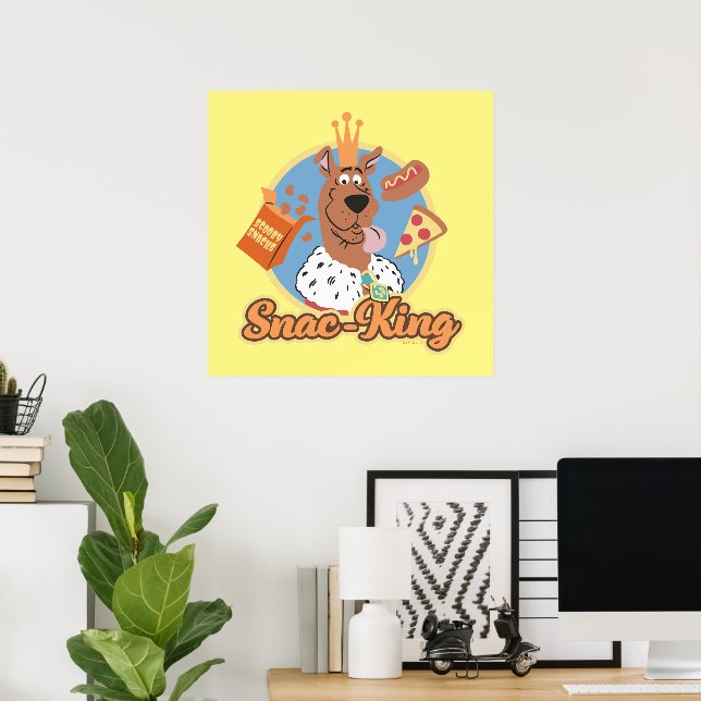 Póster Scooby-Doo Snac-King (Oficina en casa)