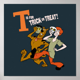 Póster Scooby-Doo | T es para Truco o Tratamiento