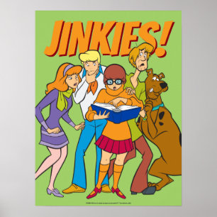 Póster Scooby-Doo y el libro de investigación de pandilla
