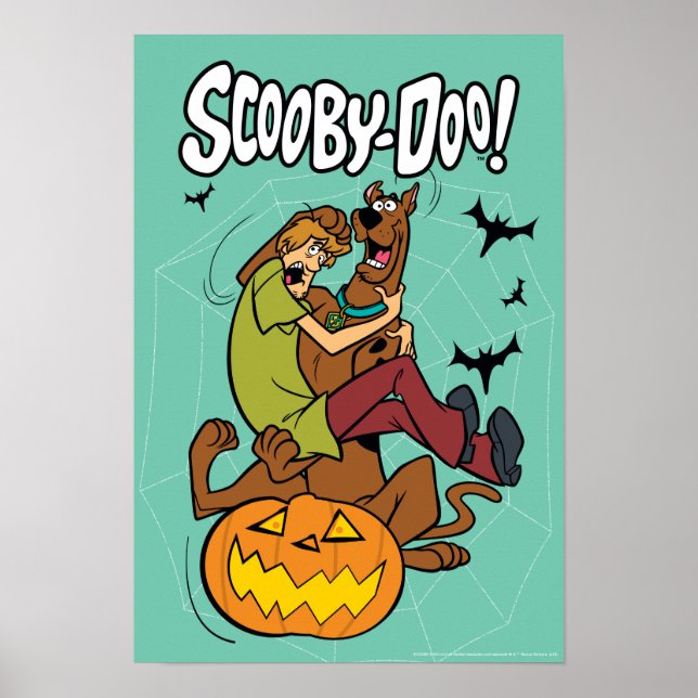 Póster Scooby-Doo y Shaggy Halloween Fright (Frente)