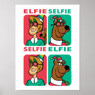 Póster Scooby-Doo y Shaggy "Selfie de duendes"