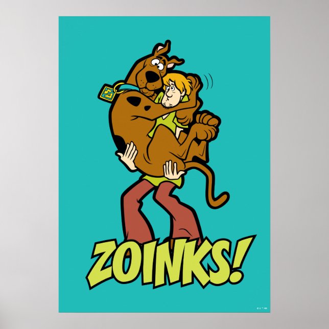 Póster Scooby-Doo y Shaggy Zoinks! (Frente)