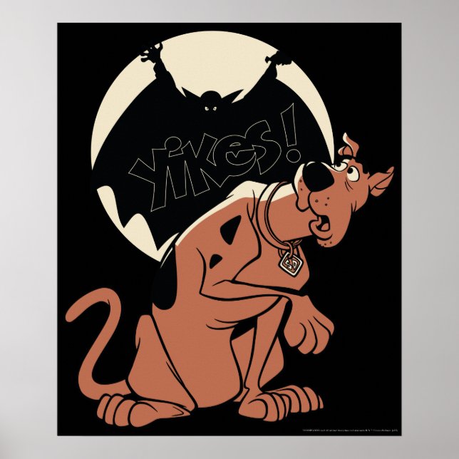Póster Scooby-Doo "¡Yikes!" Sombra de vampiros (Frente)