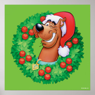 Póster Scooby en guirnalda