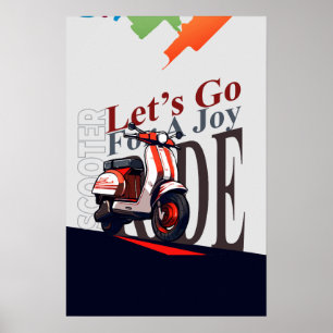 Póster Scooter Vámonos