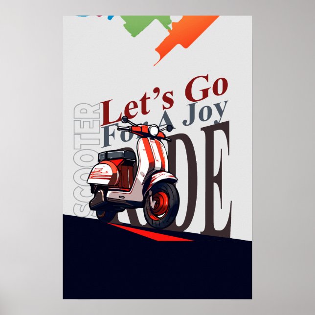 Póster Scooter Vámonos (Frente)