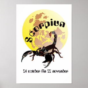 Póster Scorpiun 24 de octubre fin de 22 de noviembre Post