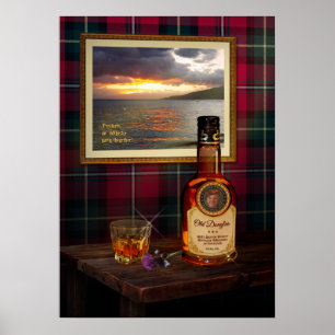 Póster Scotch Whisky Poster con tu texto (¿e imagen?)