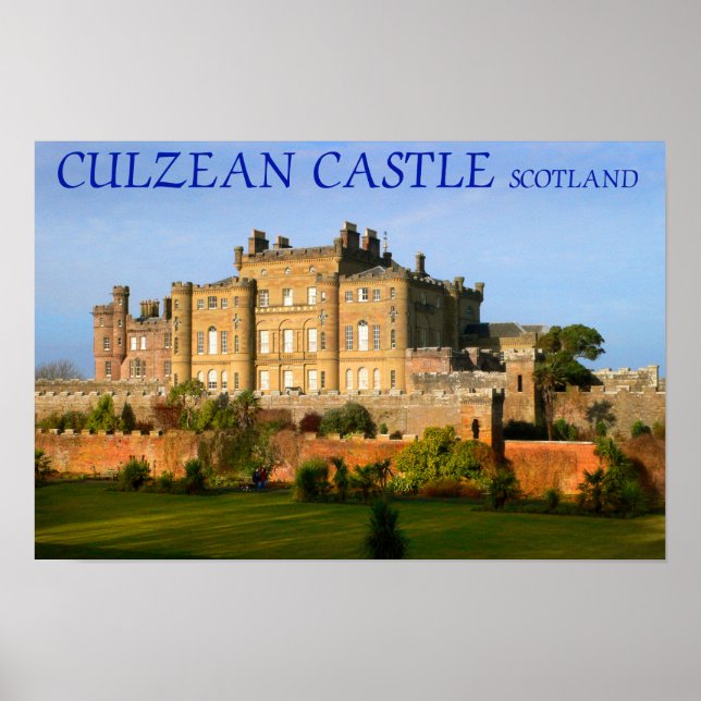 Póster scotland castillo culzano (Frente)