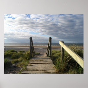 Póster scotland Findhorn Boardwalk