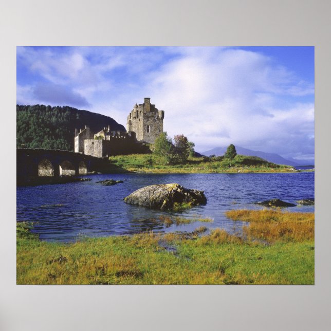 Póster Scotland, Highland, Wester Ross, Eilean Donan 3 (Frente)