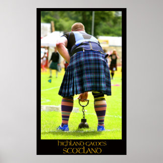 Póster scotland juegos