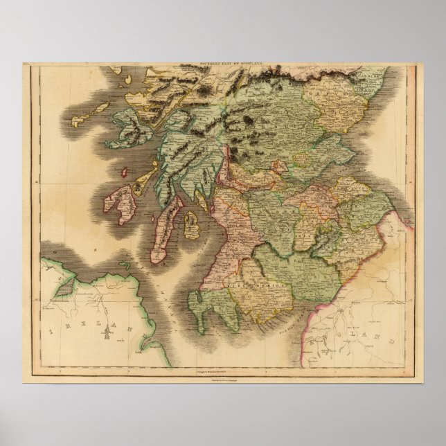 Póster Scotland southern (Frente)