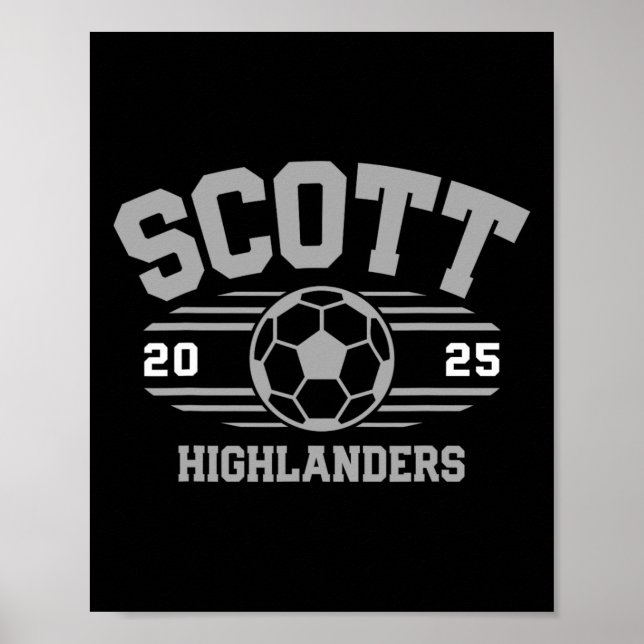 Póster Scott Ers Fútbol Factura 2025  (Frente)