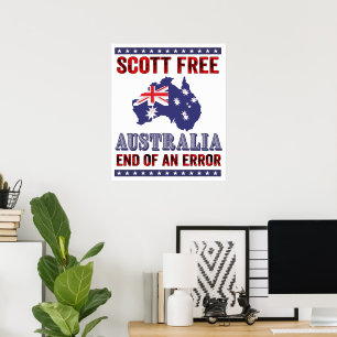 Póster Scott Free - Australia Fin de un error