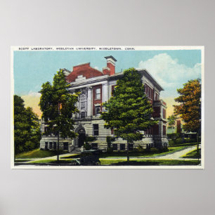 Póster Scott Laboratory of Wesleyan University