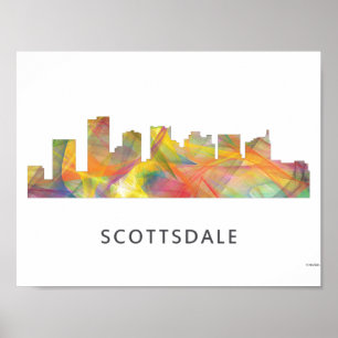 PÓSTER SCOTTSDALE, ARIZONA SKYLINE WB1 -