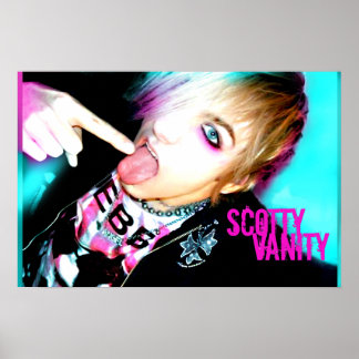Póster Scotty Vanity Tongue Poster