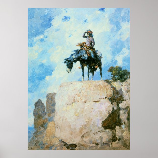 Póster Scout, por William Robinson Leigh (Frente)