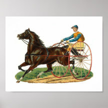 Scrap 4 Vintage American Horse Racing