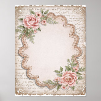 Póster Scrapbook & Junk Journal Paper Digital Download