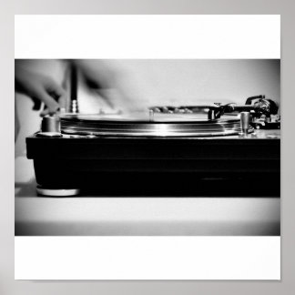Póster Scratchin' on the Turntable