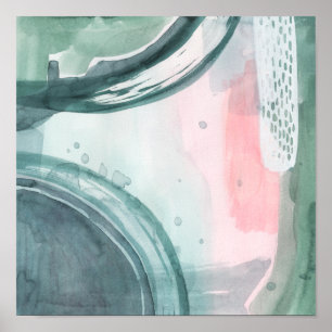 Póster Scribe Pastel - Color de agua