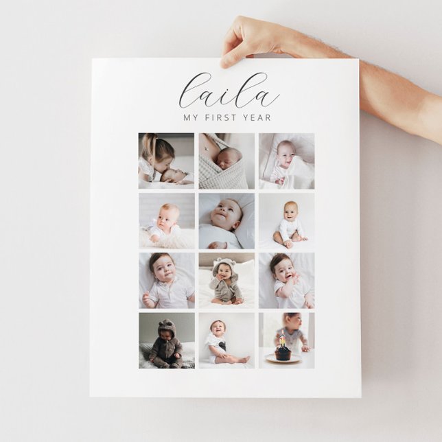 Póster Script Primer año 12 Poster de Collage de fotos (Subido por el creador)