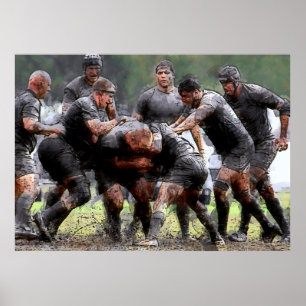 PÓSTER SCRUMMAGE RUGBY