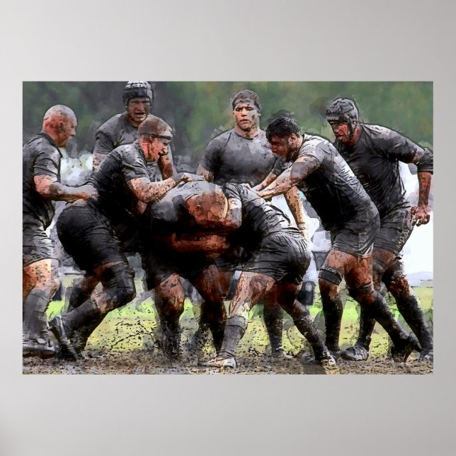 PÓSTER SCRUMMAGE RUGBY (Frente)