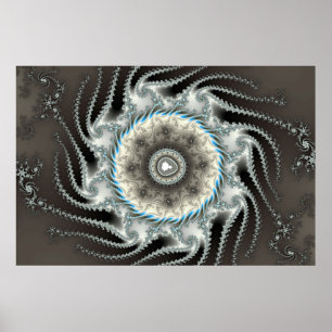 Póster Scuibbish - poster del fractal