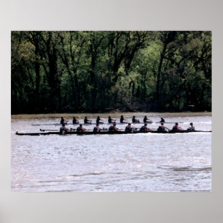 Póster Scullers on the Potomac