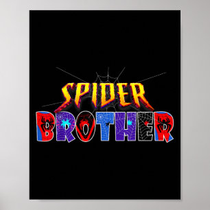 Póster Sder Brother Shirt Birthday Family Funny Halloween