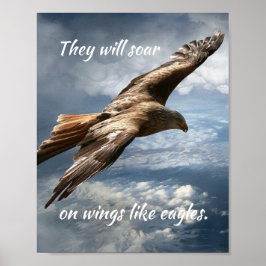Póster Se Alzarán Cita De Águila Motivacional