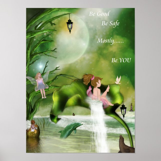 Póster Sé bueno, sé seguro. (Frente)